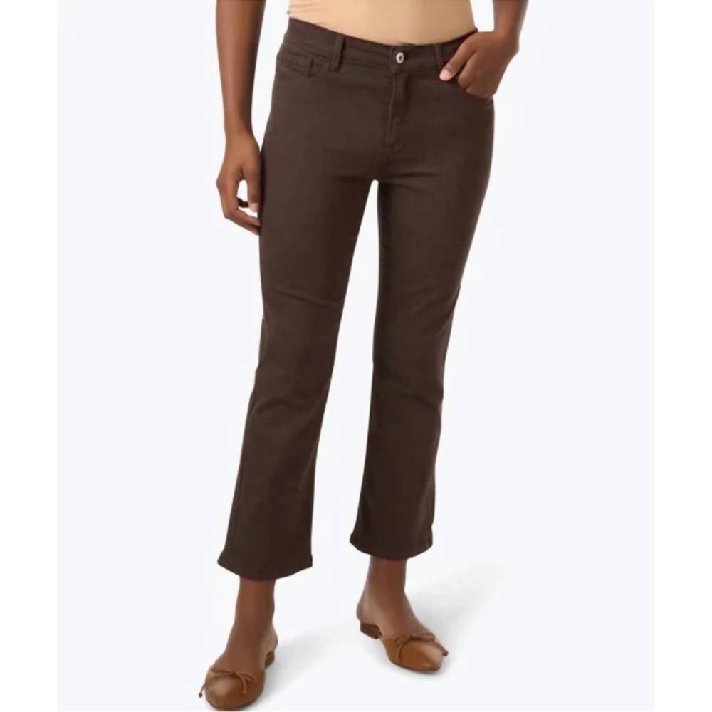 ELLIOTT LAUREN bootcut jeans in chocolate size 2 NWT